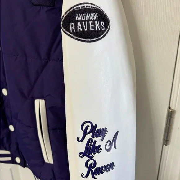 NWT Baltimore Ravens Full-Snap Jacket - Picture 3 of 6